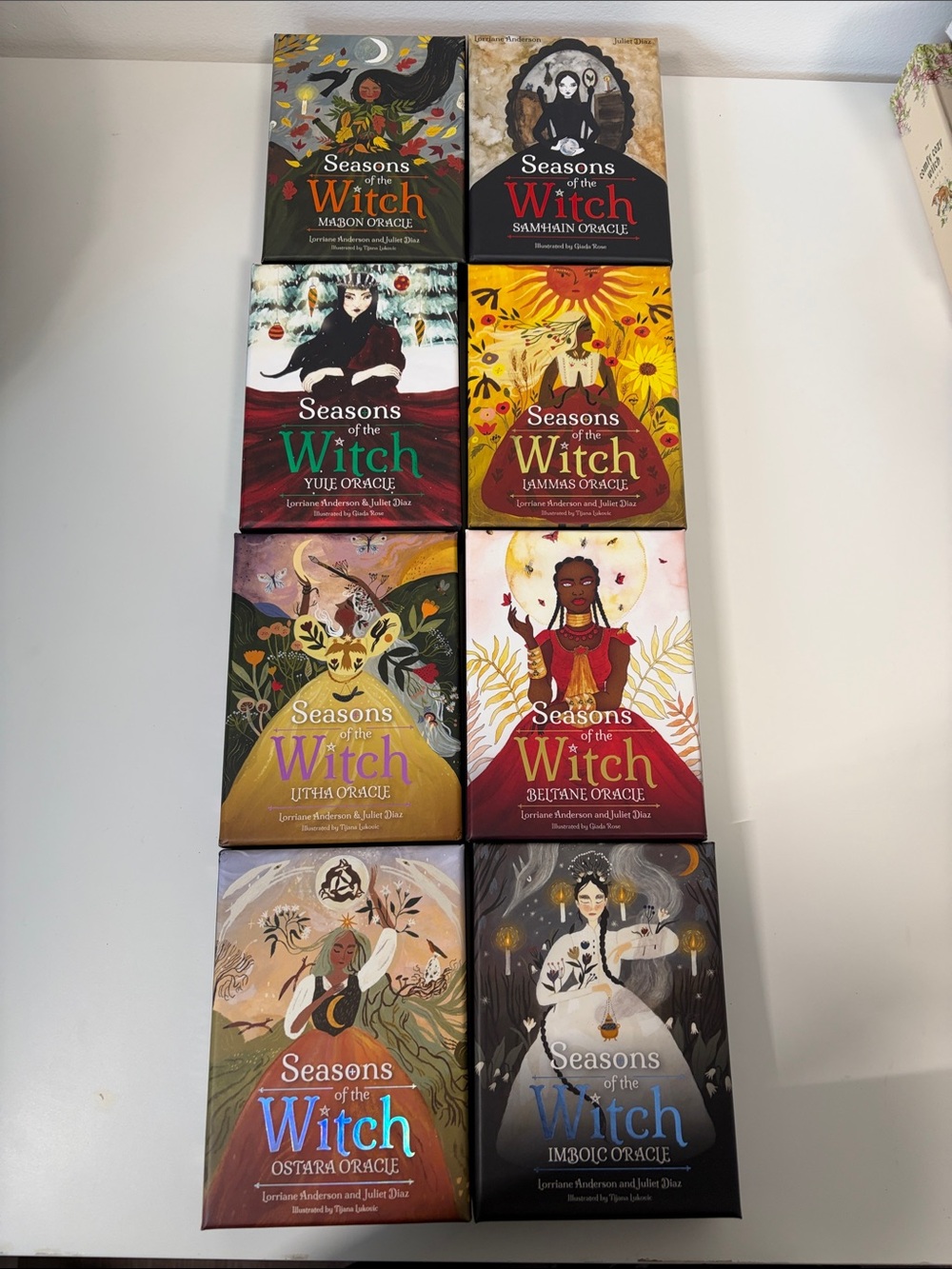 Seasons of the witch tarot cards